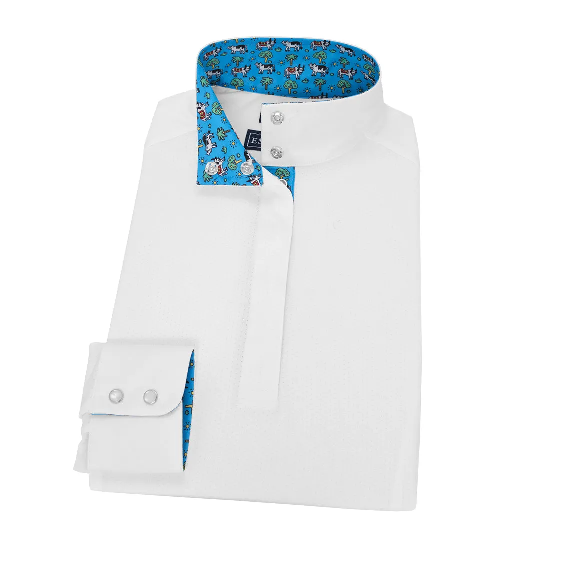 Cows and Bulls Ladies Talent Yarn Straight Collar Show Shirt