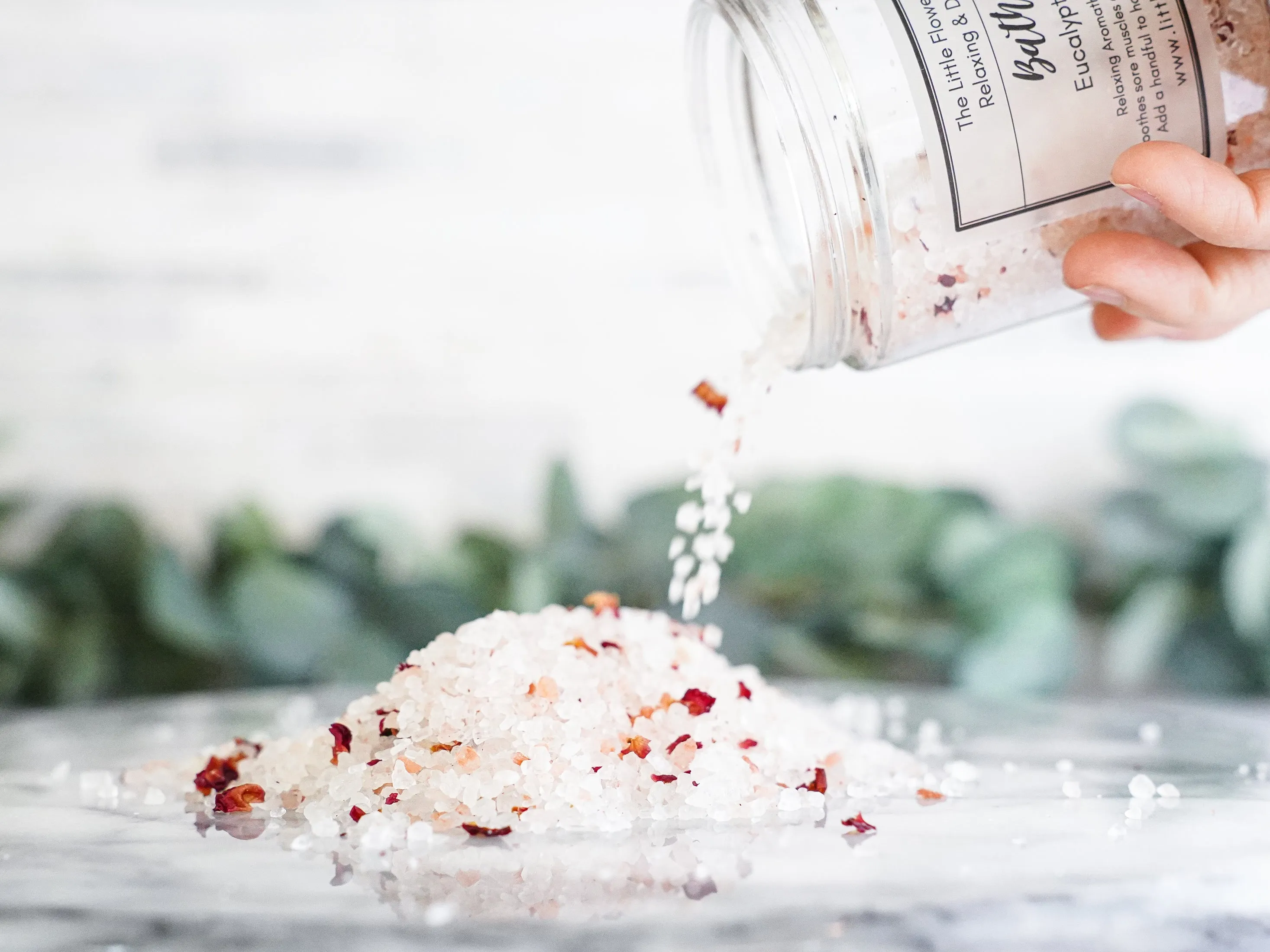 Eucalyptus Lavender Bath Salt 9 oz jar