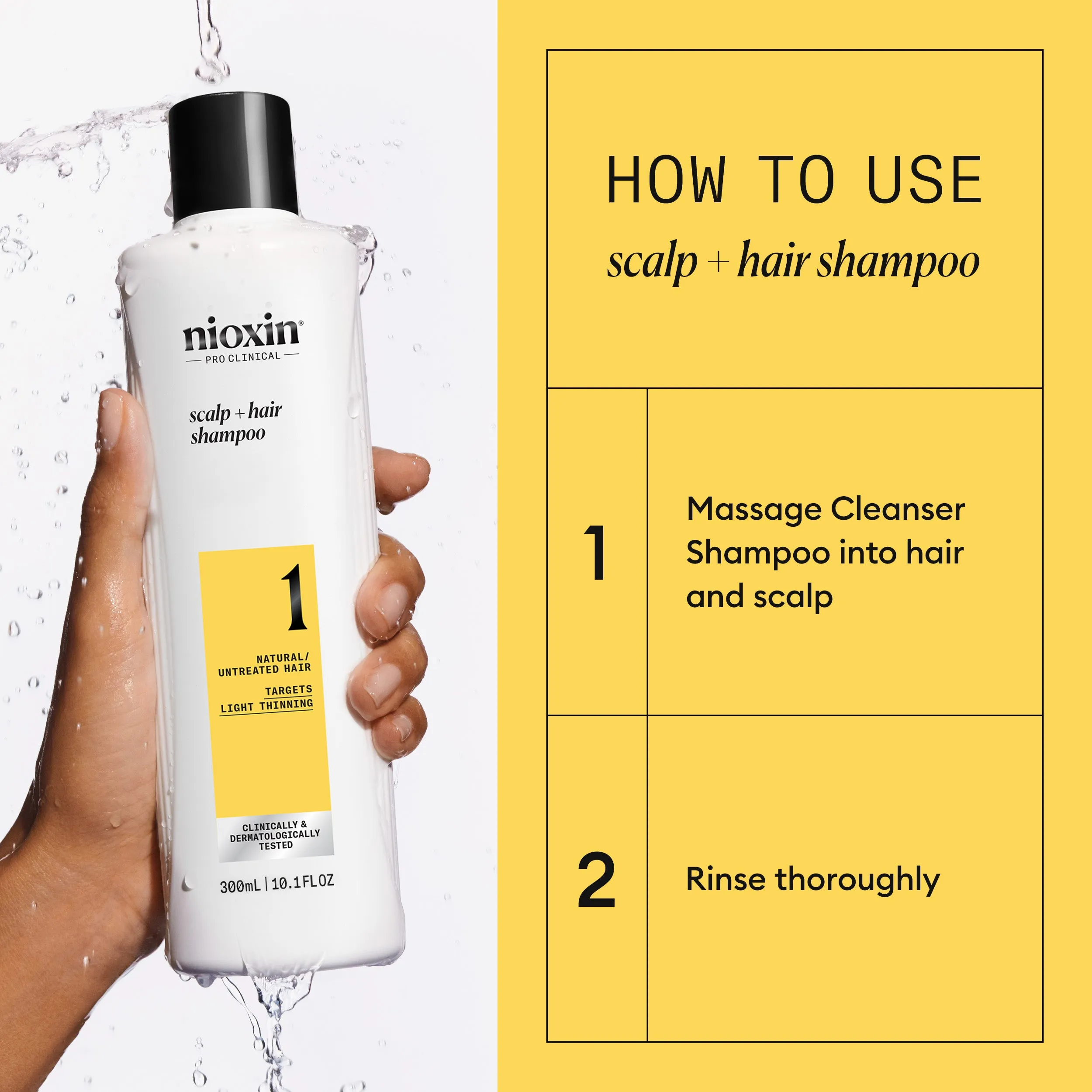 Nioxin System 1 Scalp   Hair Shampoo - Hair Thickening Shampoo