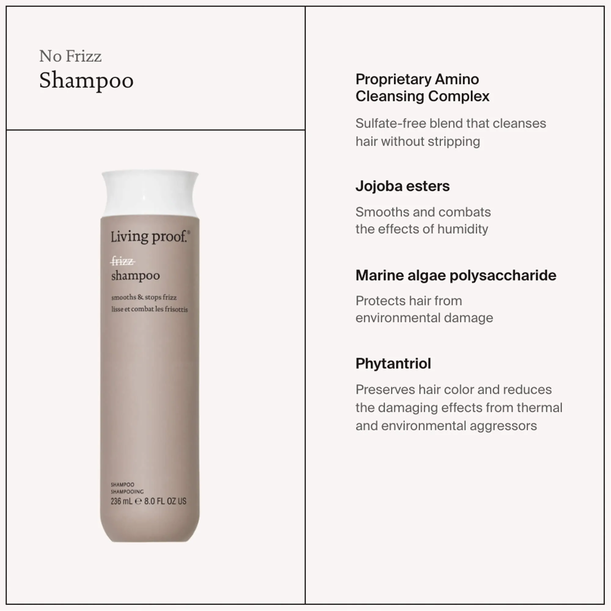 No Frizz Smoothing Shampoo & Conditioner Bundle