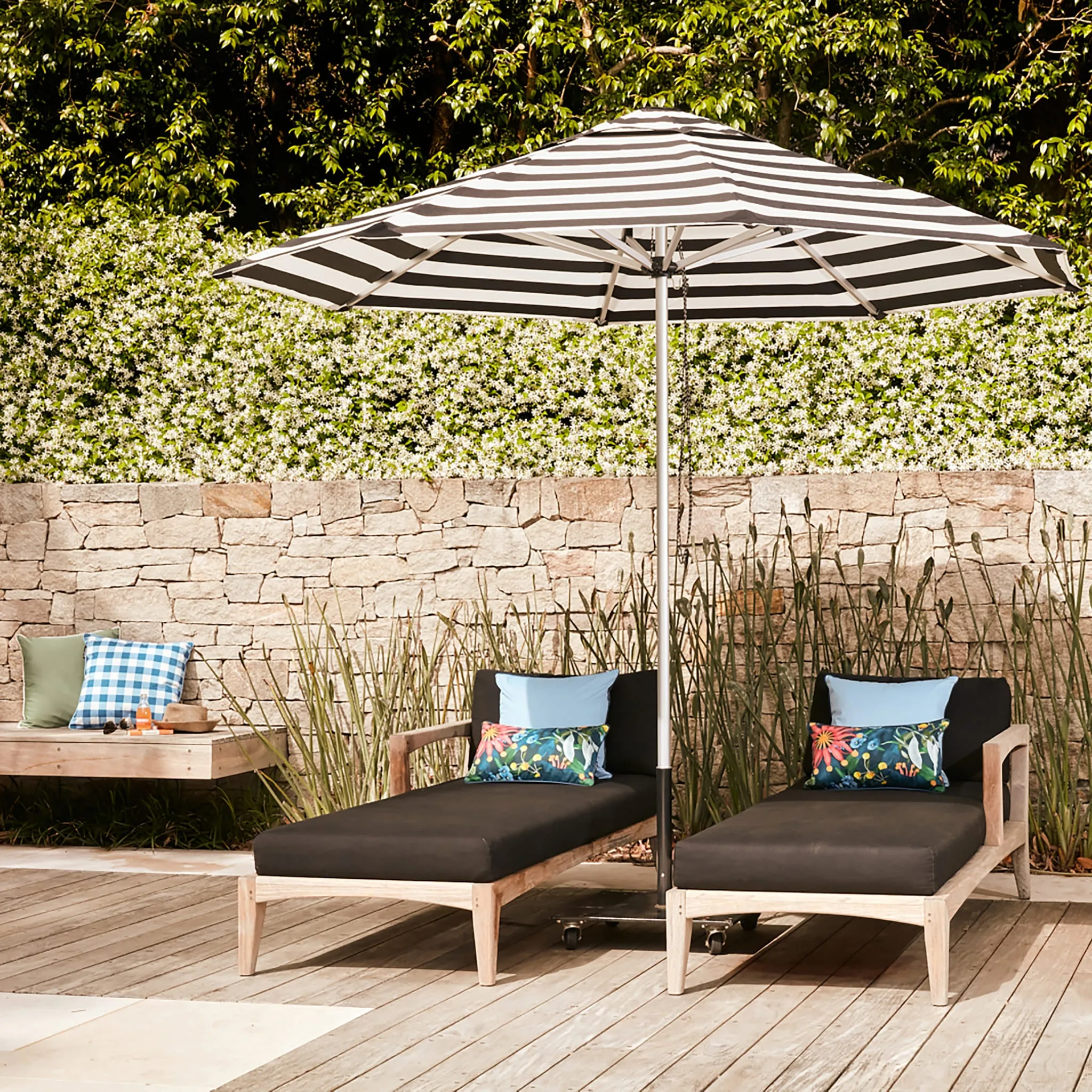 Outdoor Cushion - Field Day / Mineral 50x50cm