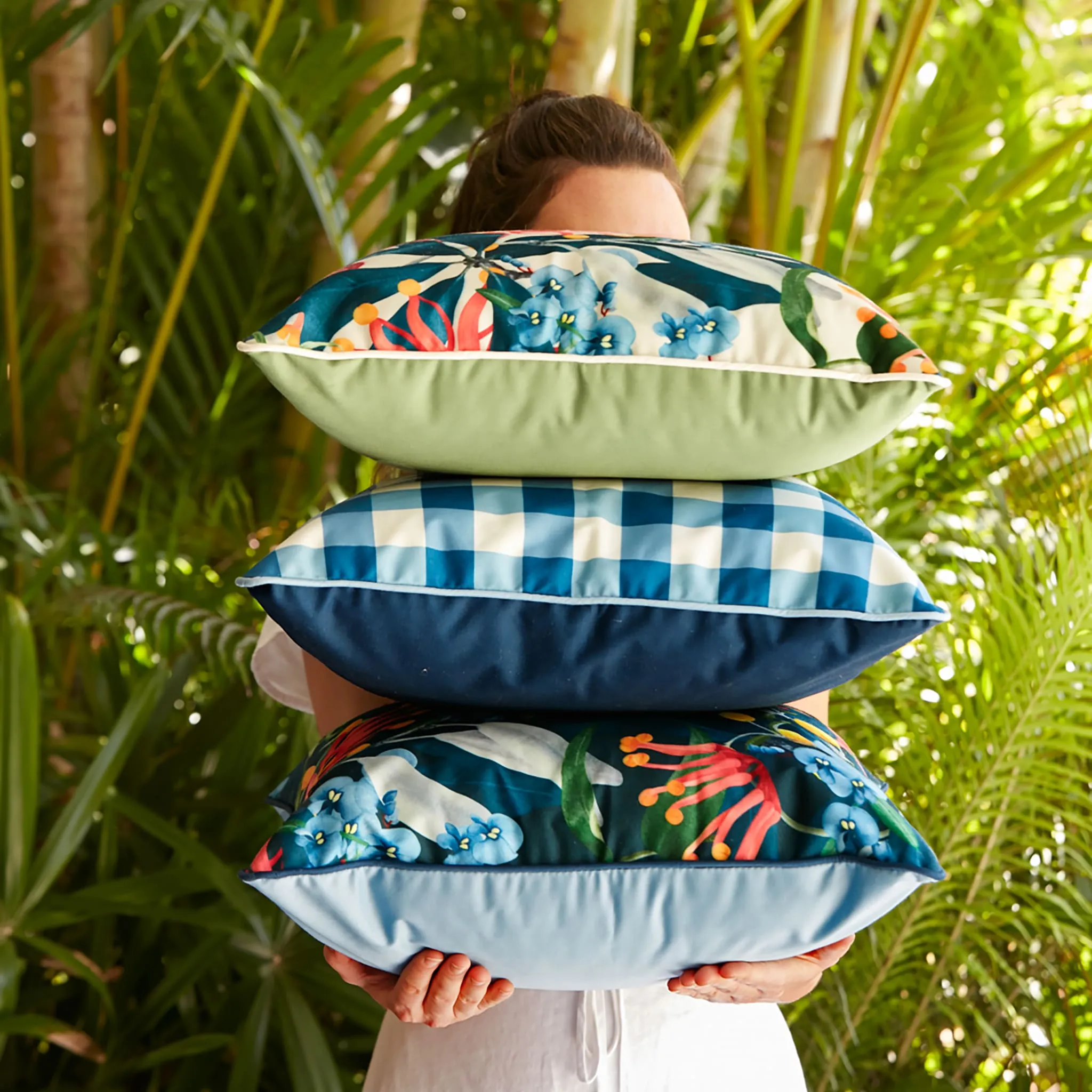 Outdoor Cushion - Field Day / Mineral 50x50cm