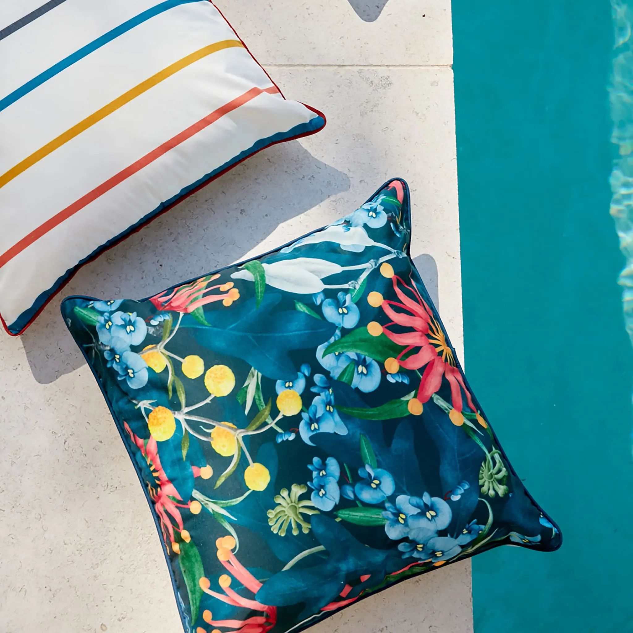 Outdoor Cushion - Field Day / Mineral 50x50cm